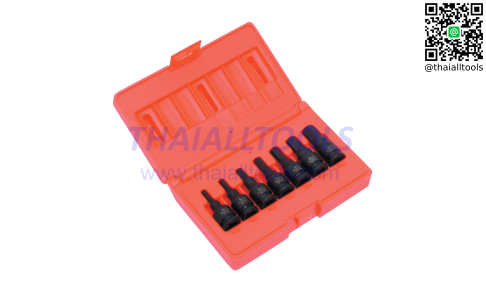 ชุดบ๊อกซ์ลม เดือยโผล่ 7-PCE HEX DRIVER IMPACT SOCKET SET 3/8" SQ. DR. KENNEDY