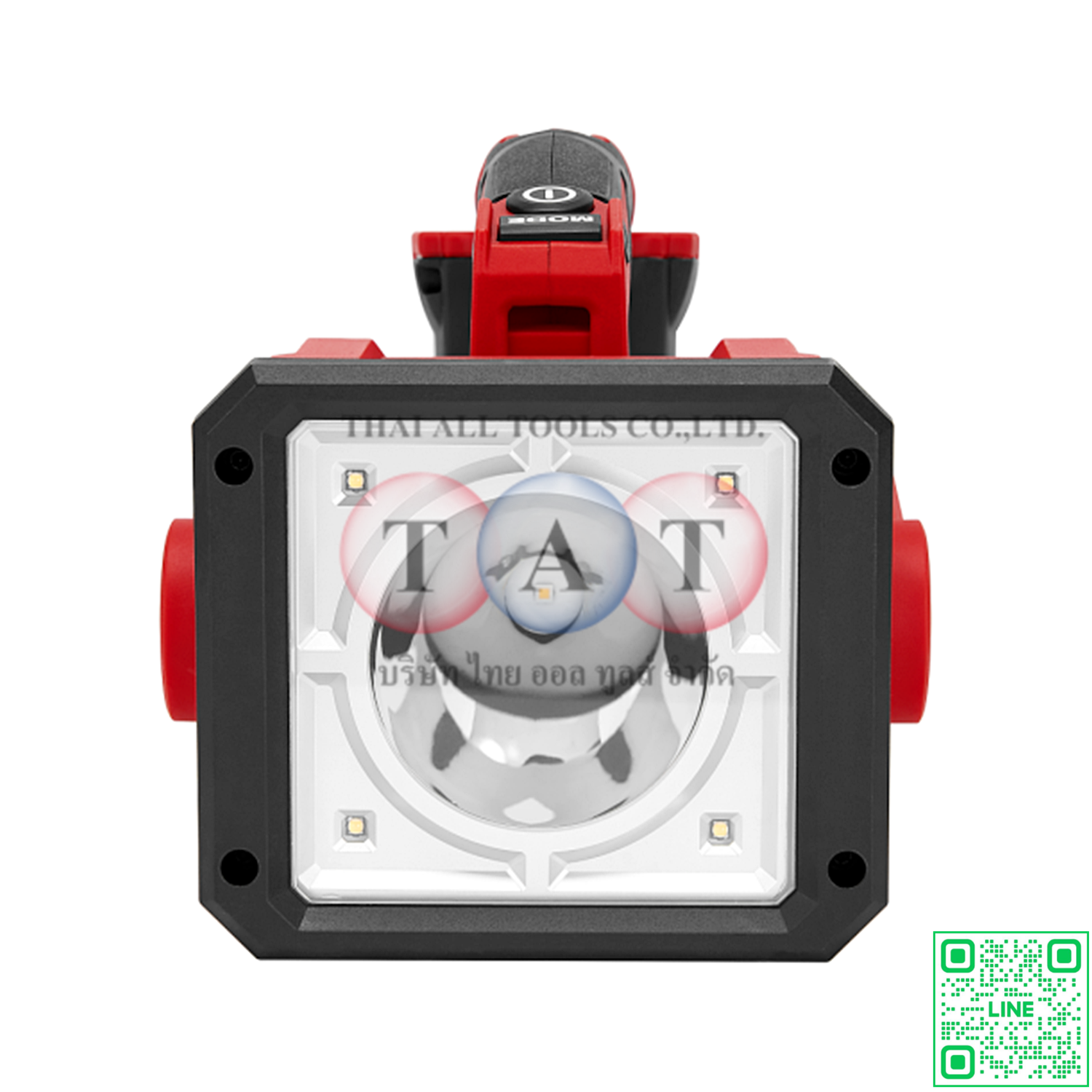 Milwaukee M18 SLED-0 ไฟฉายค้นหา LED ไร้สาย 18V | ความสว่างสูงสุด 1,250 ลูเมน