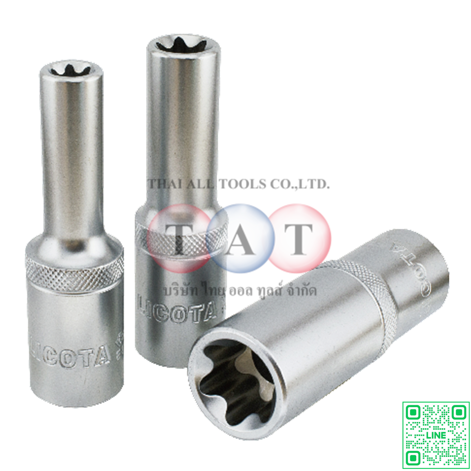 1/2" DR. TORX DEEP SOCKETS (MICRO FINISHED)