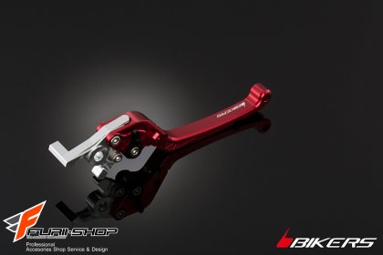 ก้านเบรคพับได้ก้านเรียบ Bikers สีแดง for Z250sl