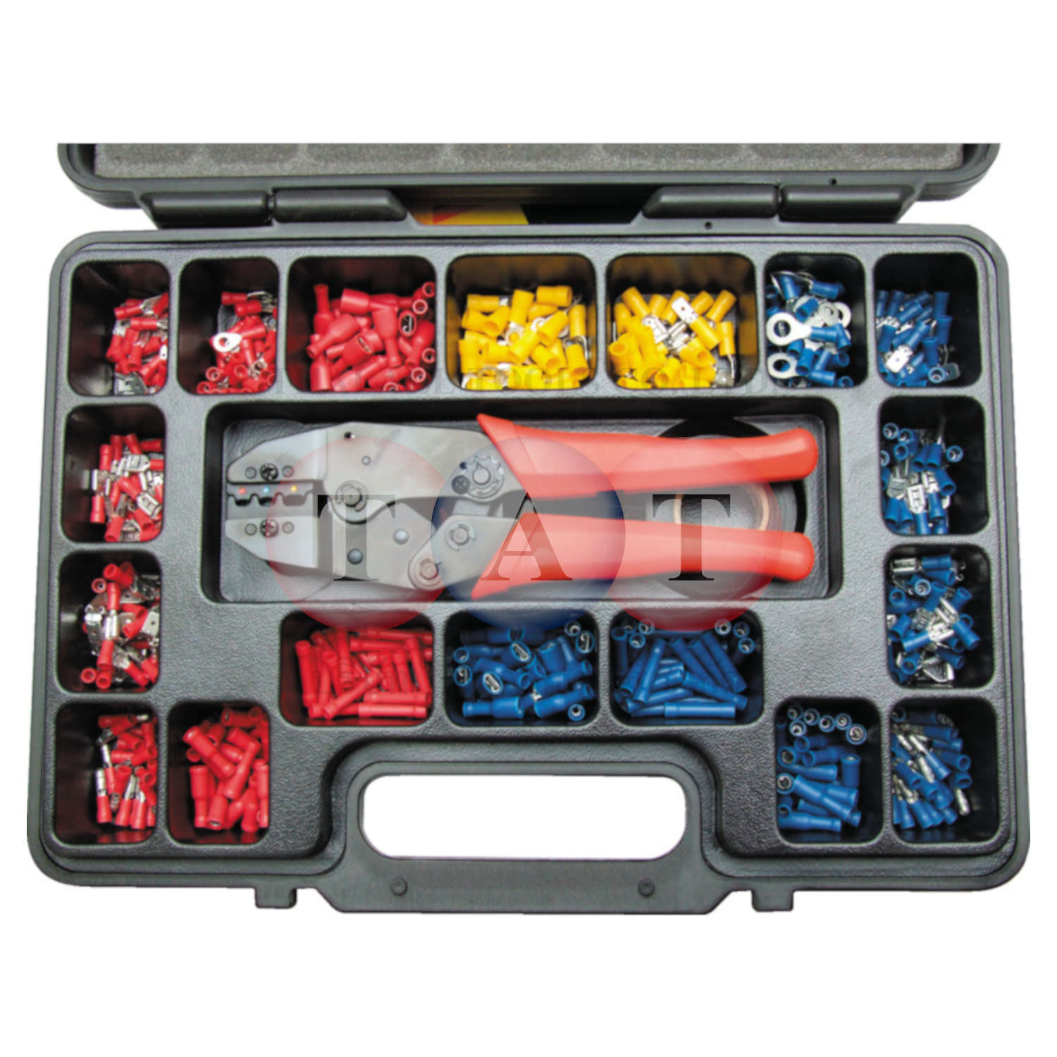 Kennedy.HEAVY DUTY RATCHET CRIMPING TOOLKIT 552-PCE