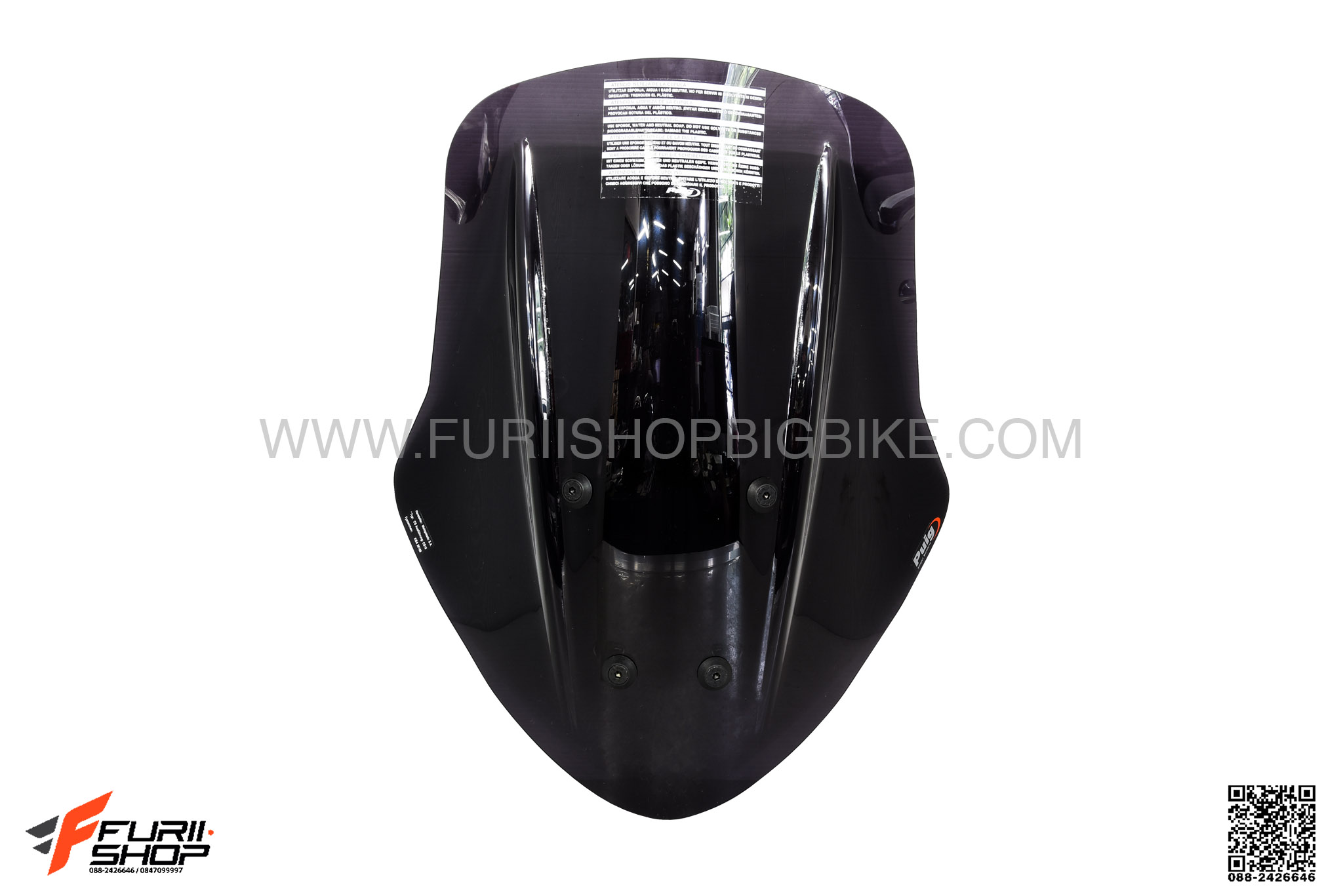 ชิวหน้า PUIG TOURING WINDSHIELD SMOKE FOR DUCATI DIAVEL 14-15