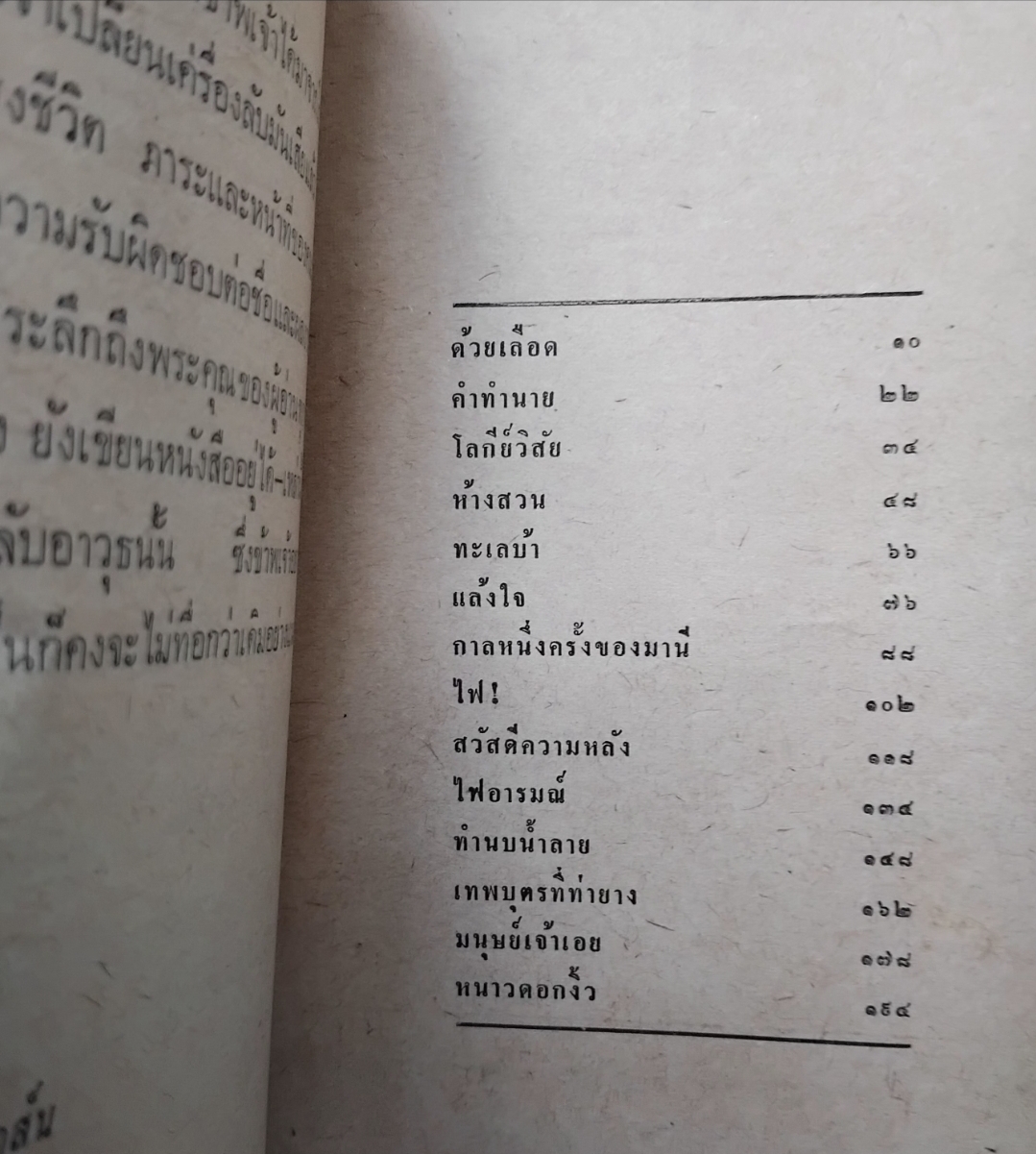 ด้วยเลือด รวมเรื่องสั้น 14 เรื่อง ของ ณรงค์ จันทร์เรือง หรือ ใบหนาด มีลายเซ็นของผู้เขียน สะสม