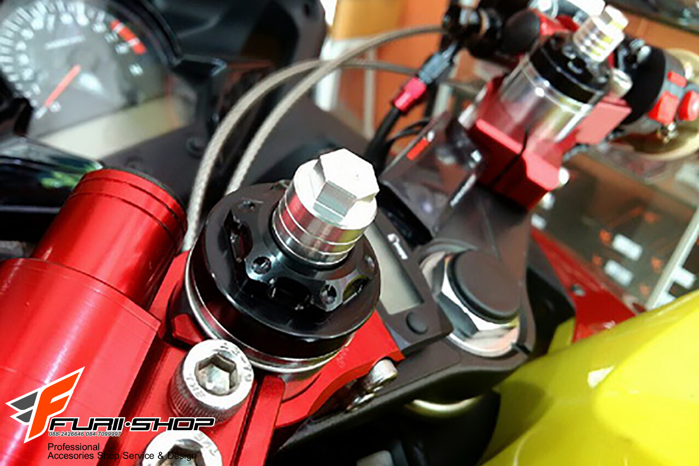 ตัวปรับหัวโช๊ค MOTH FOR CBR300R CB300F