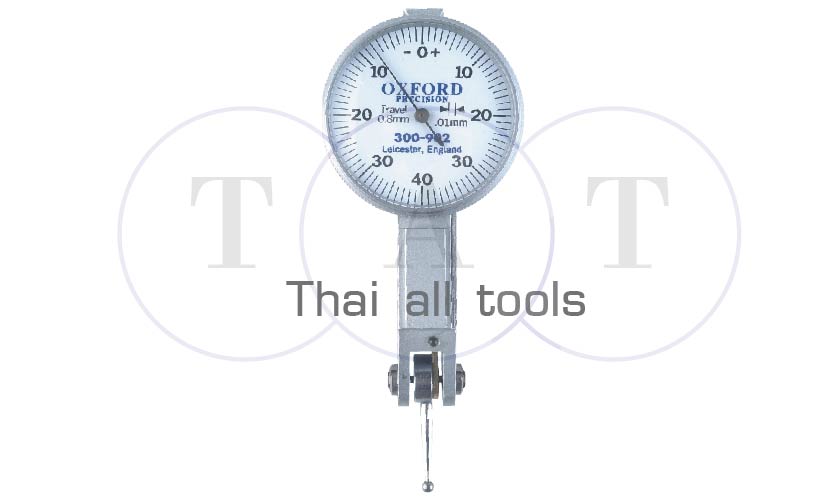 ไดอัลเกจ แบบเข็มกระดก 0.8 mm x 0.01 mm x 0-40-0 LEVER DIAL GAUGE OXFORD