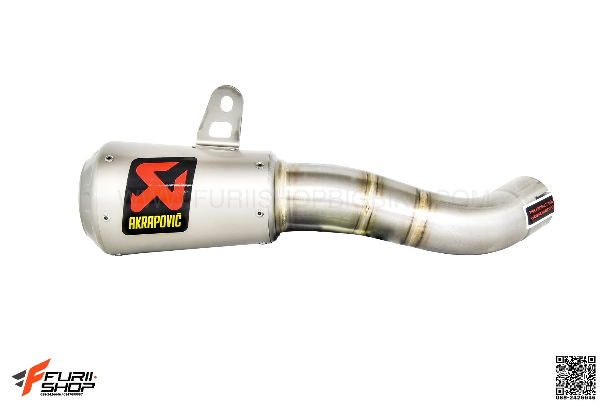 ท่อมอเตอร์ไซค์ Akrapovic Slip-On MOTO GP FOR YAMAHA MT-03 ท่อแต่ง ท่อสูตร ท่อบิ๊กไบค์ ท่อBigbike ท่อไอเสีย