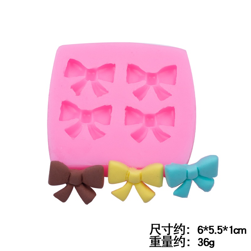 พิมพ์ซิลิโคนของโบว์เลือกแบบ