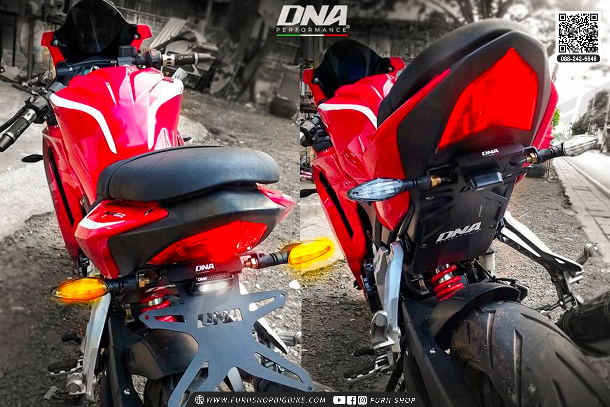 ท้ายสั้นแม่เหล็กพับได้ Tail Tidy DNA Performance รุ่น Evo For GPX GR-150, GN-150