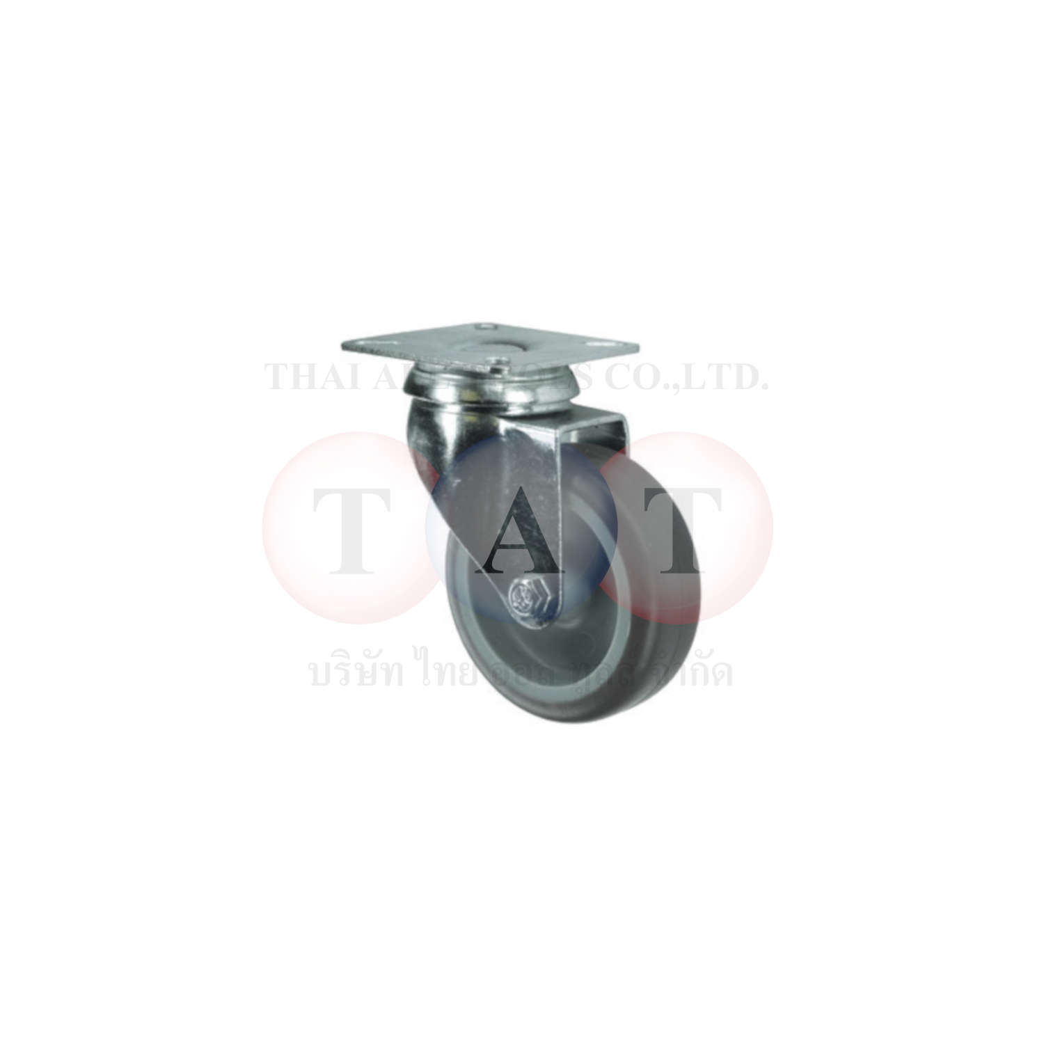 Atlas Workholders.SWIVEL PLATE 75mm RUBBER TYRE