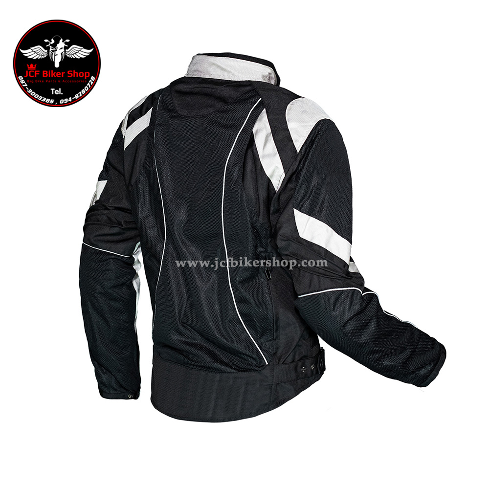 เสื้อการ์ด เสื้อขับมอเตอร์ไซค์ Dainese ผลิตจากผ้าคอร์ดูร่าผสมผ้าตาข่ายระบายอากาศ (สินค้ามีตำหนิตรงโลโก้ทุกจุด)