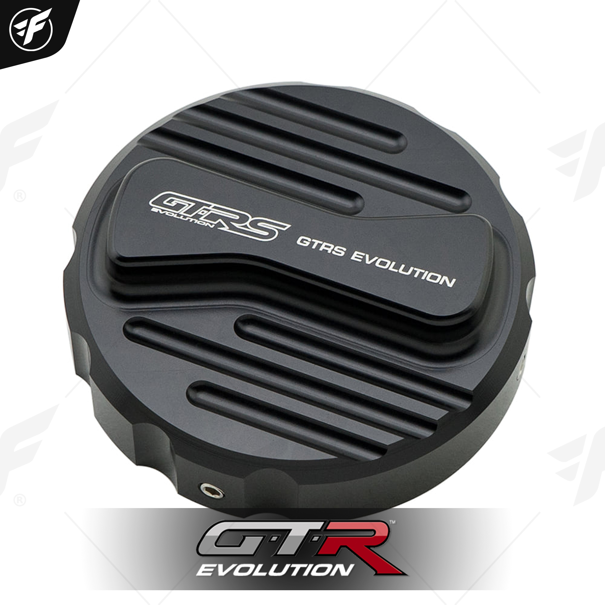 ฝาครอบฝาถัง GTRS ADV-150/AEROX-155/FORZA-300/PCX/ZOOMER-X ดำ