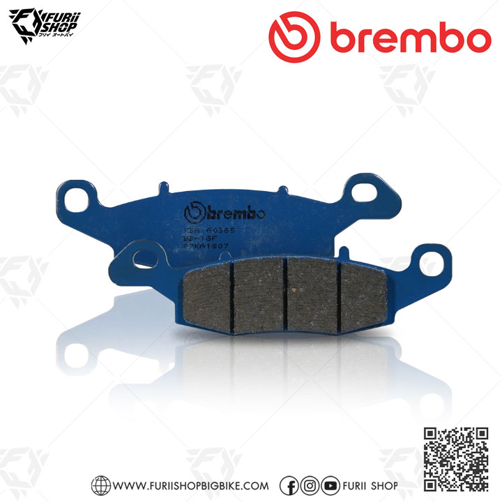 ผ้าเบรก Brembo (07KA1807) : for KAWASAKI : ER-6N/F / NINJA 650 / VERSYS 650 / W800