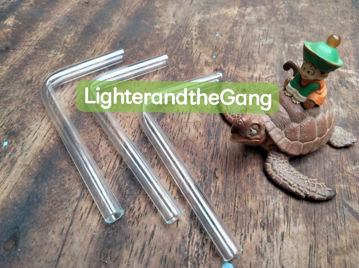 หลอดทดลองวิทยาศาสตร์ หลอดงอและยางยึด