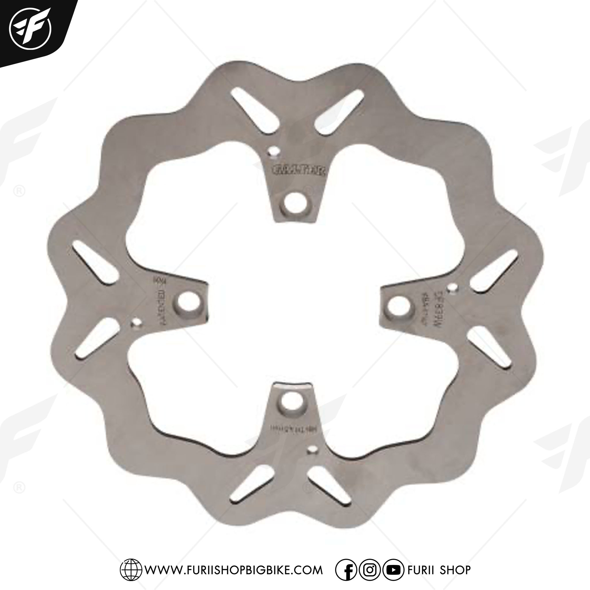 จานเบรคหลัง GALFER REAR BRAKE DISC For Ducati Panigale V4 /V4S /V4R 2018-2019/ 2020-2022