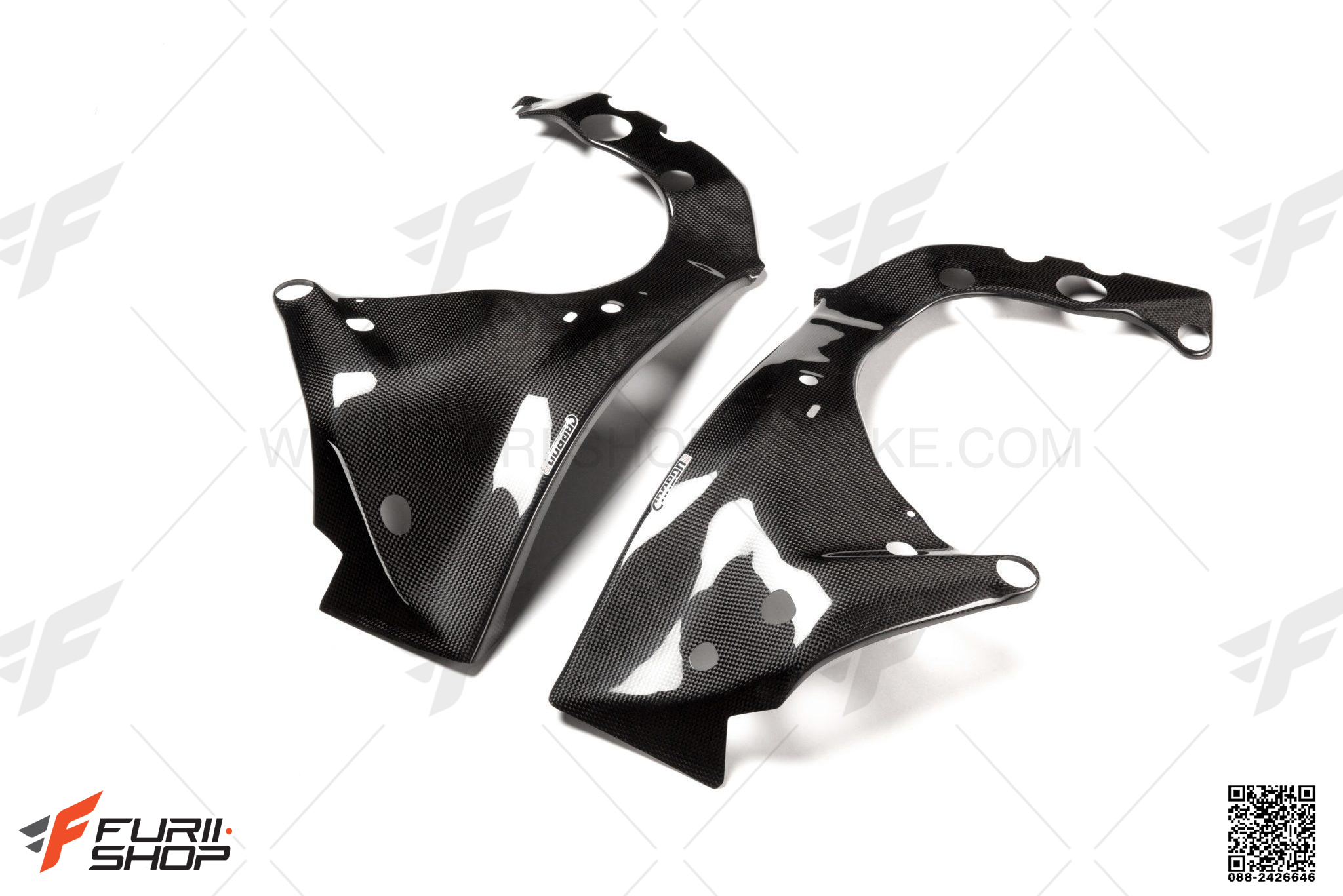 ครอบเฟรมเพรียวเคฟล่า CARBON 2 RACE FOR YAMAHA R1/R1M