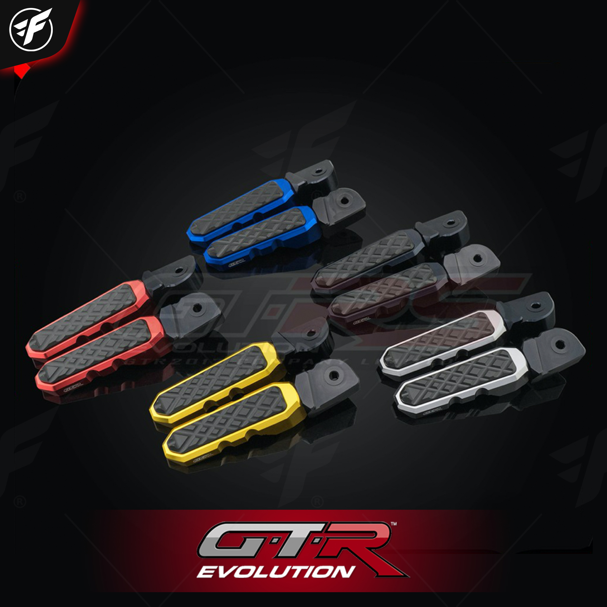 พักเท้าหลัง CNC GTR V2 FORZA300 ปี2018 / FORZA350