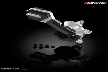 กันแคร้ง BIKERS สีเงิน FOR HONDA CB650F