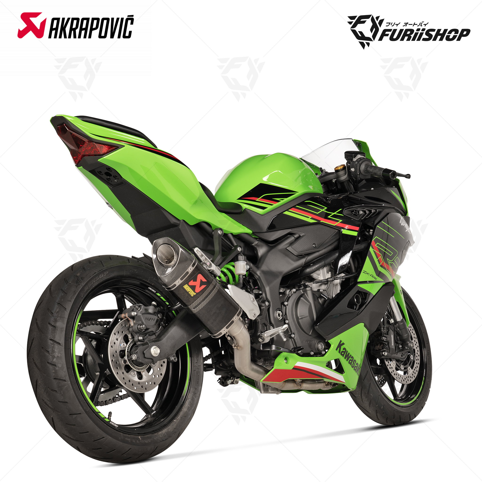ท่อแต่ง Akrapovic Carbon : for Kawasaki ZX4R 2023