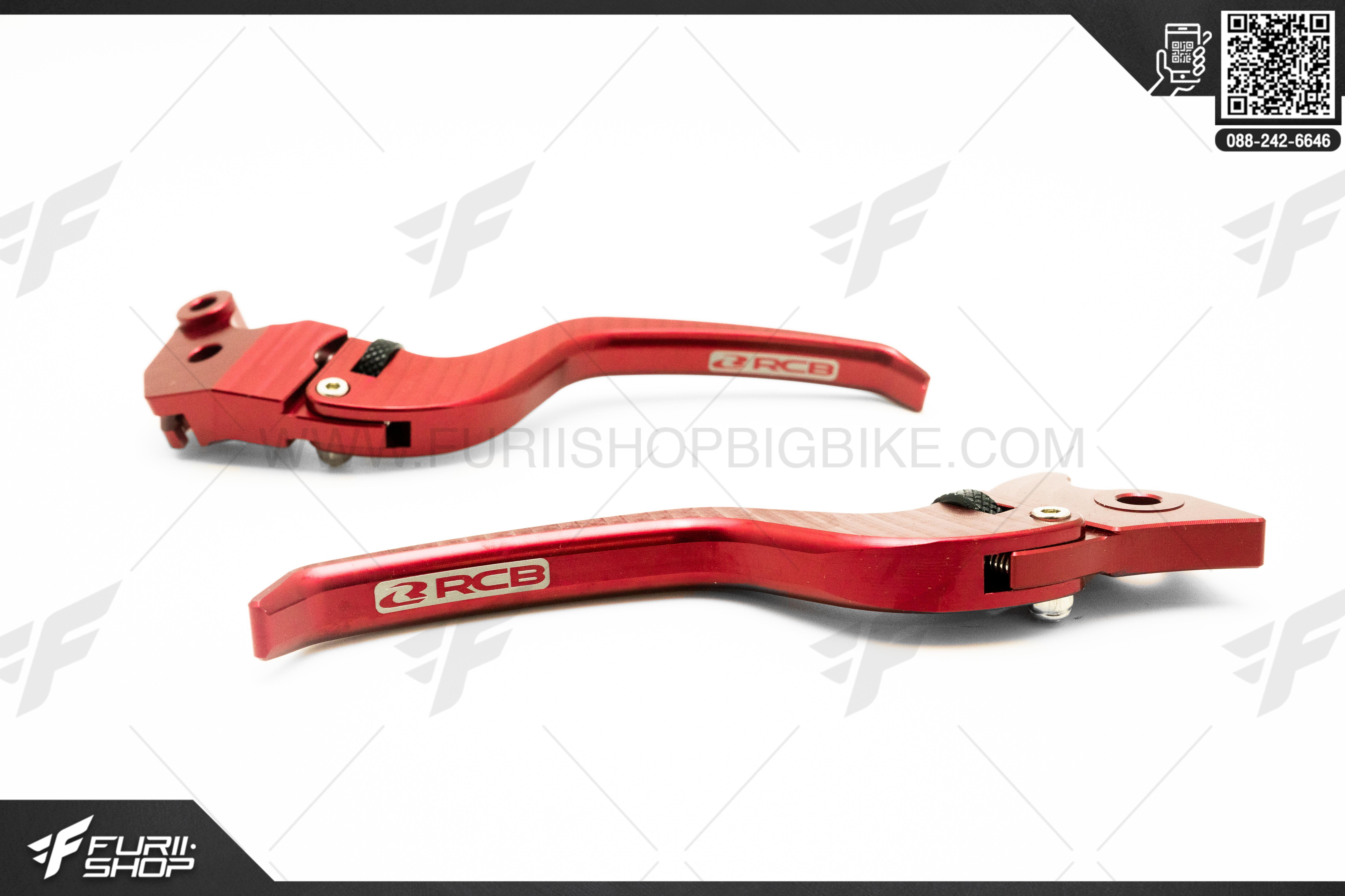 ก้านเบรคก้านคลัช Racing Boy For YAMAHA M-SLAZ สีแดง