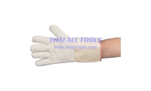 ถุงมือ 32oz TERRY TOWELLING GAUNTLETS 5" CUFFS SIZE 10 TUFFSAFE