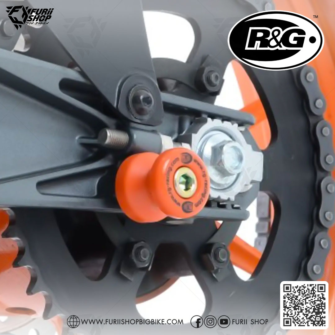 กันล้มหลัง R&G Rear Protector : for KTM RC125/200/390