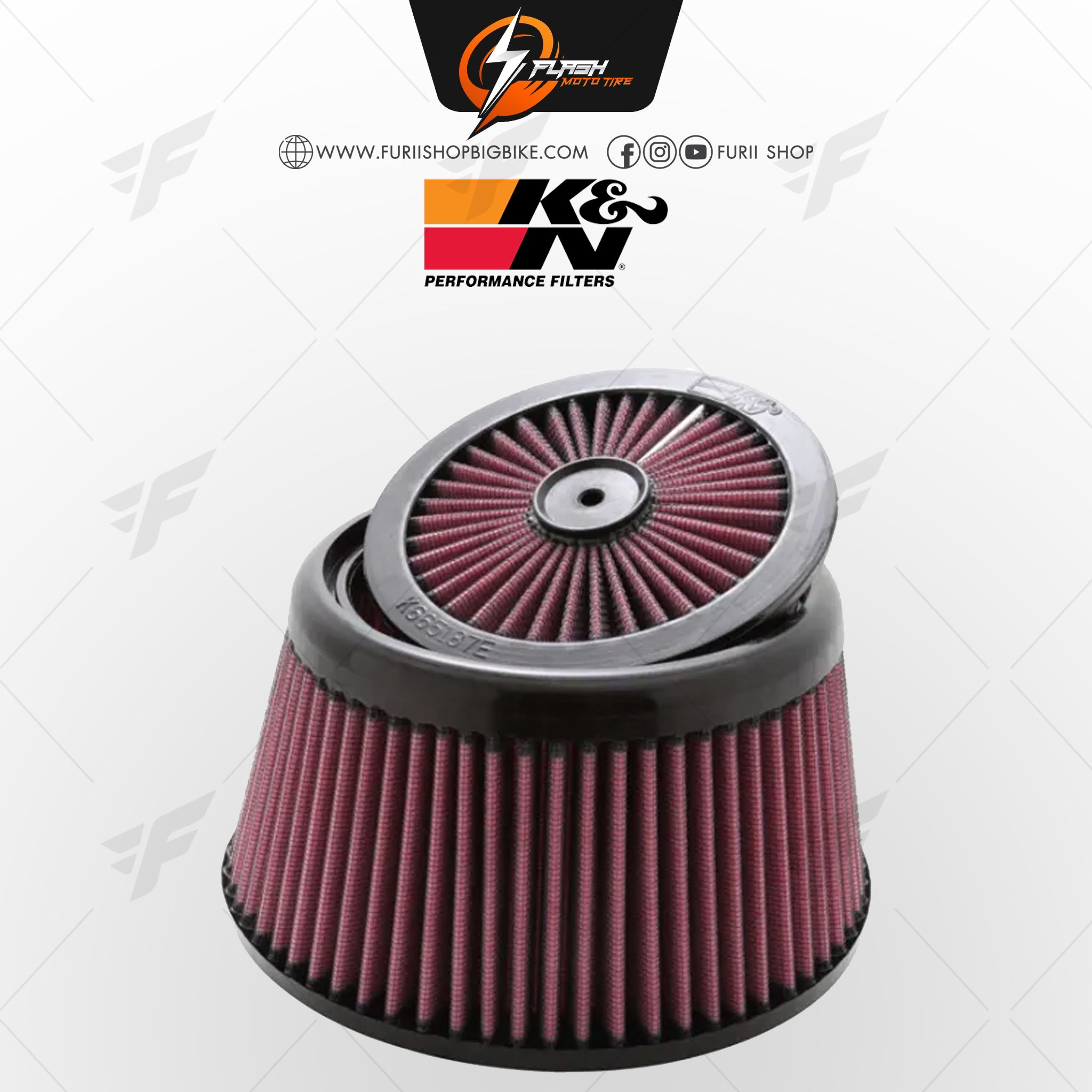 กรองอากาศ K&N สำหรับ HONDA