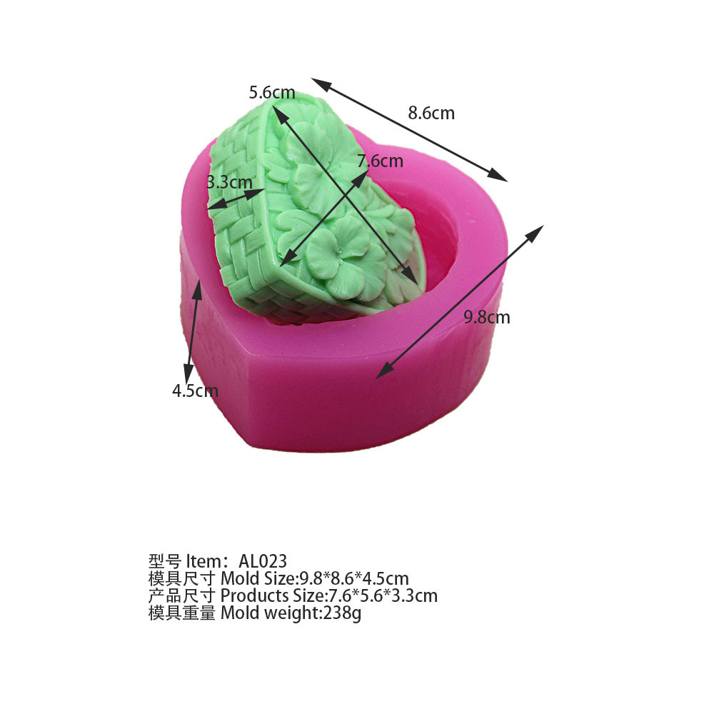 แม่พิมพ์ซิลิโคน หัวใจ ลายหน้ารัก เลือกแบบ