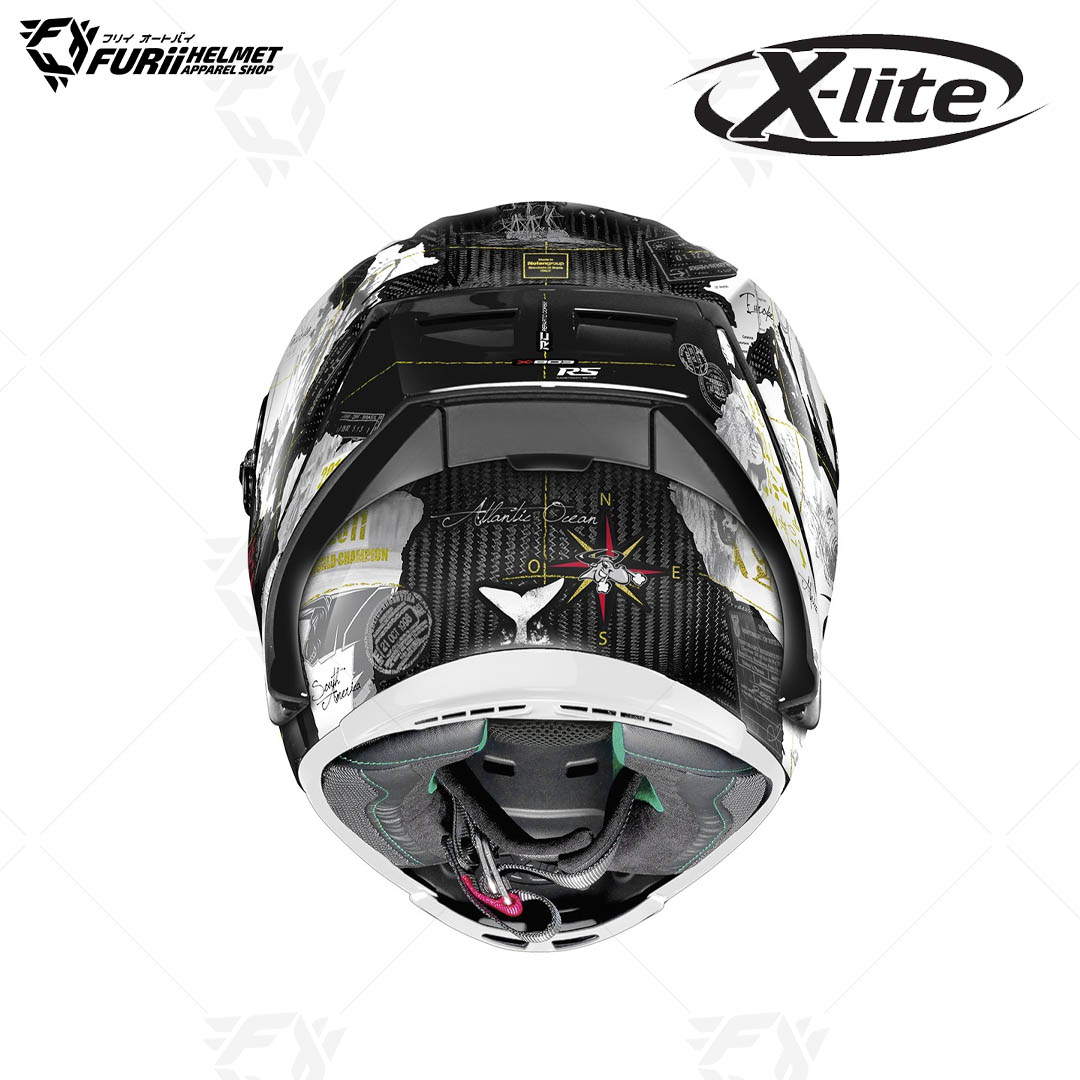 หมวกกันน็อค X-LITE : X-803RS ULTRA CARBON REPLICA C.CHECA CARBON60