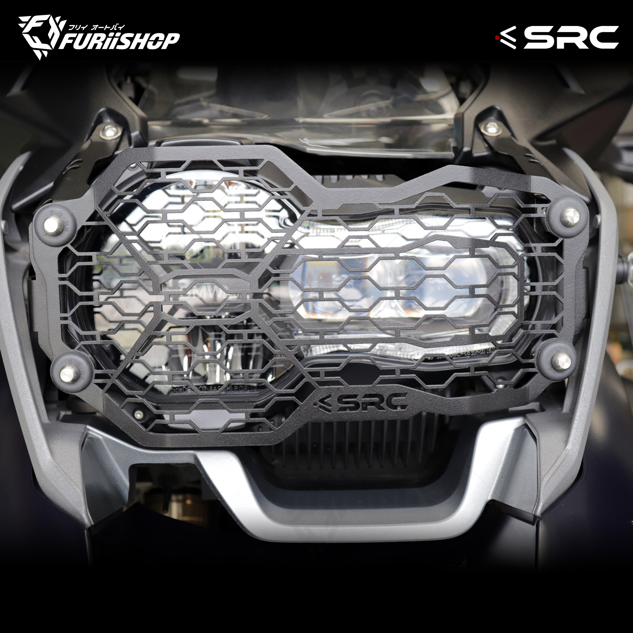 การ์ดไฟหน้า HERD LIGHT GUARD For BMW 1200 GS