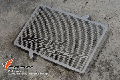 การ์ดหม้อน้ำ แสตนเลสแท้ อย่างหนา ลาย CB650f และ CBR650f มอเเตอร์ไซค์ บิ๊กไบค์