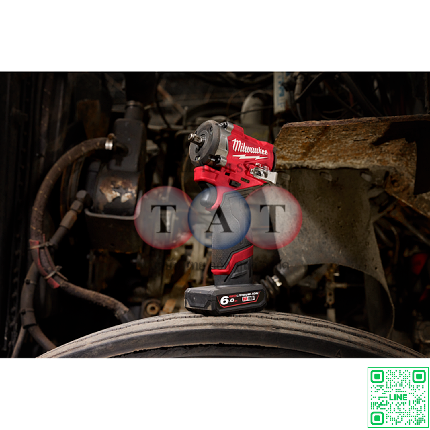 Milwaukee M12 FIW2F38-0 บล็อกกระแทกไร้สาย 3/8 นิ้ว | แรงบิดสูง 745Nm