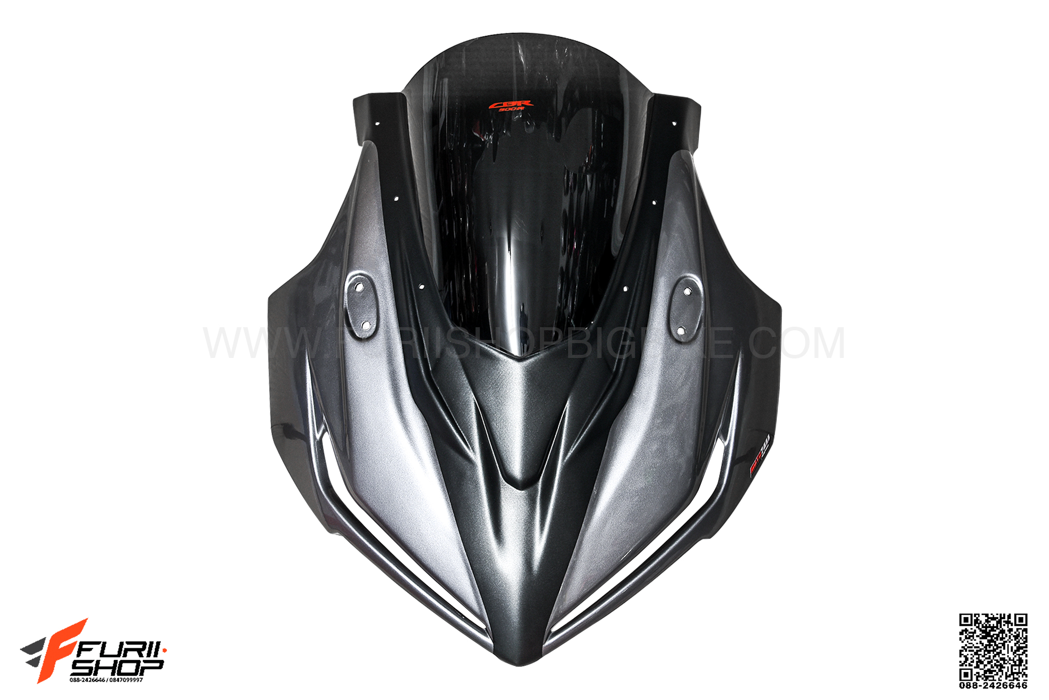 หน้ากาก MOTOZAAA CBR500R สีเทา