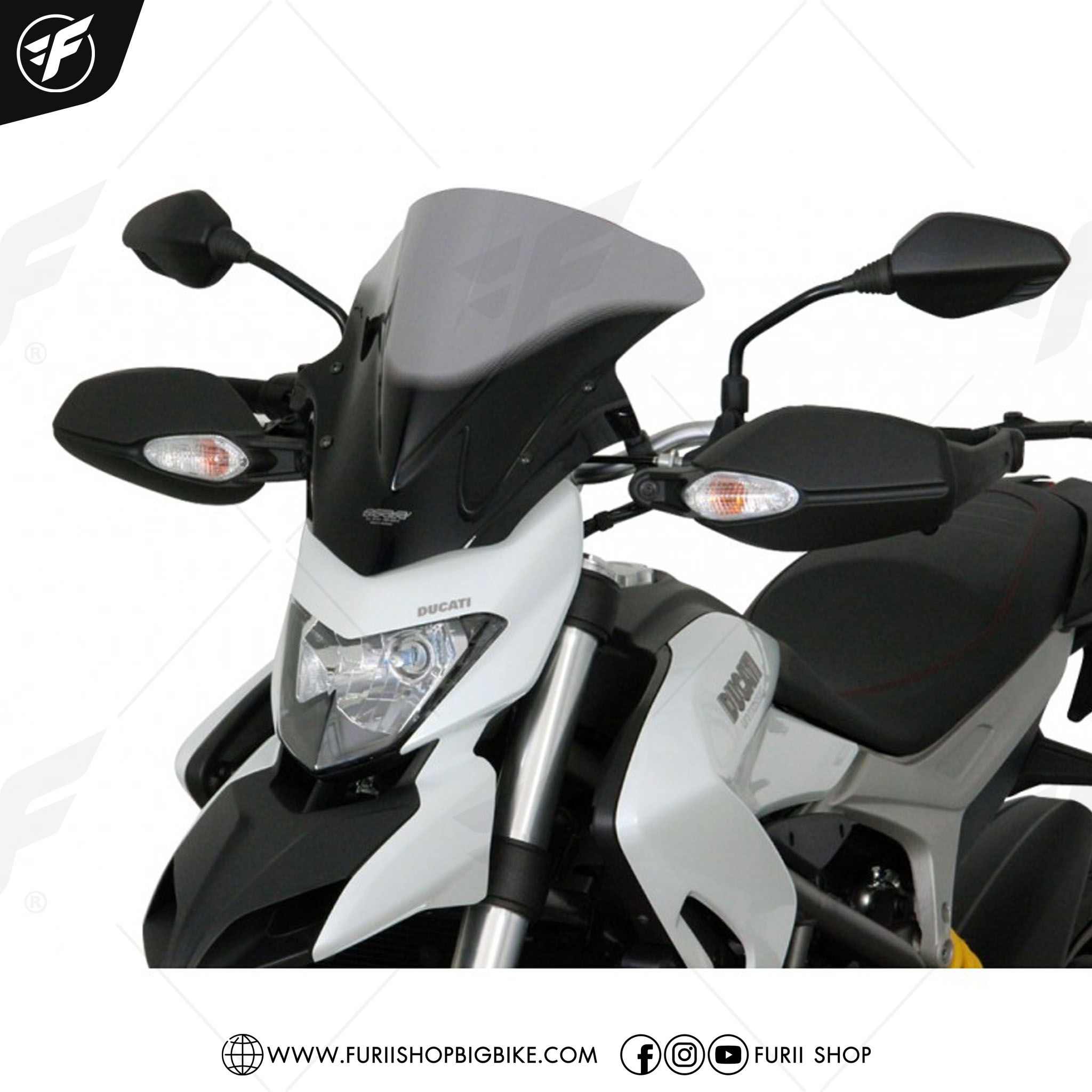 ชิวหน้า MRA WINDSHIELD FOR Ducati Hypermotard 821 / 939 2016-2018