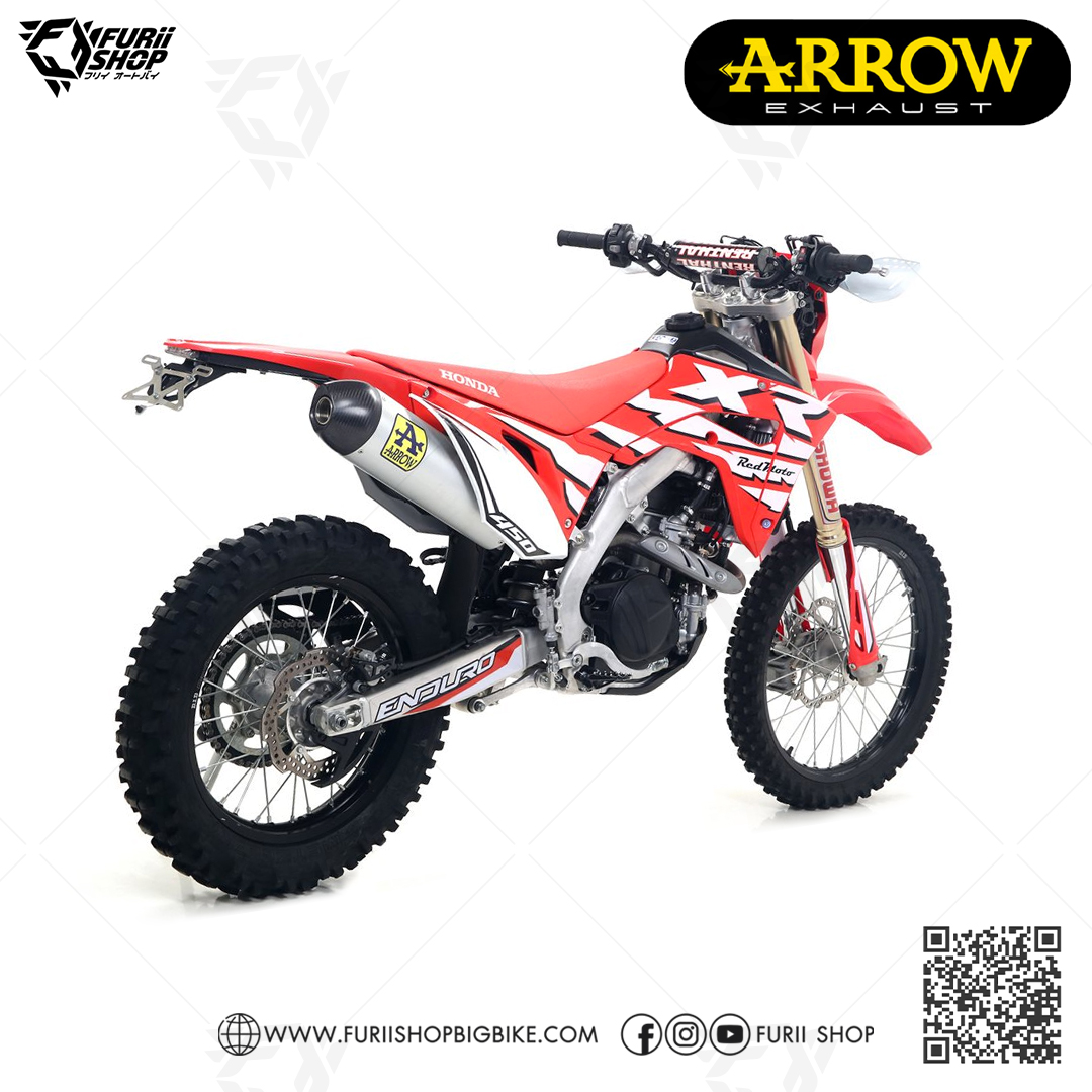 ท่อมอเตอร์ไซค์ Arrow Slip on Aluminium : for Honda CRF450RL 2021