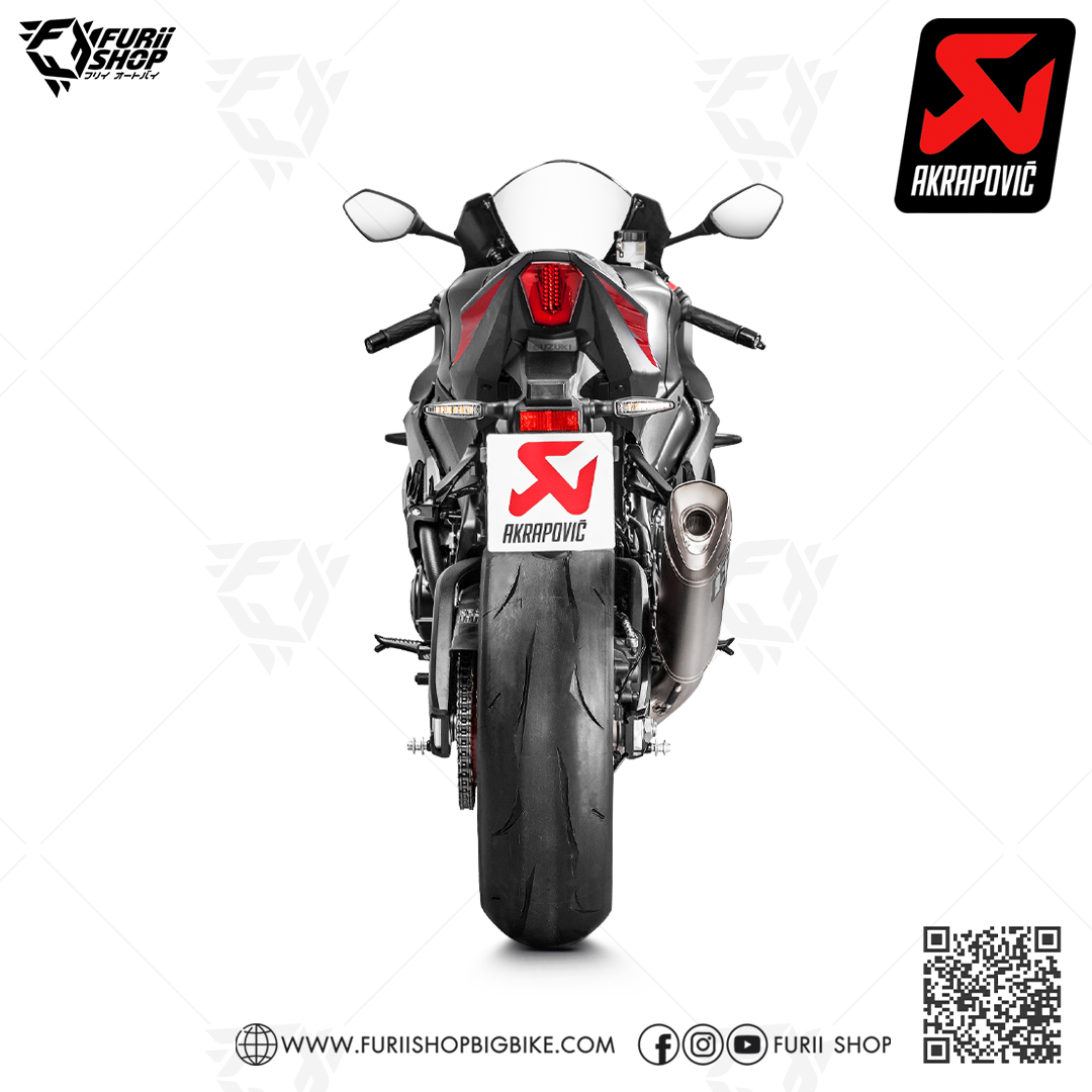 ท่อแต่ง Akrapovic Evolution GP ปลายดาบ Logo Aluminium Limited : for Suzuki GSXR1000 2017-2022 All new!!