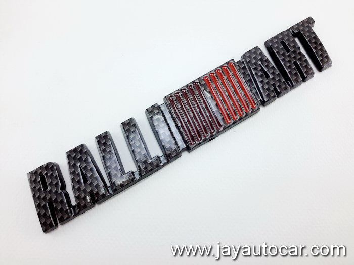 LOGO MITSUBISHI RALLIART โลโก้ มิตซูบิชิ แรลลี่อารท์ เคฟล่า