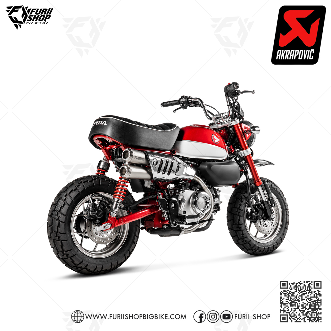 ท่อแต่ง Akrapovic Slip on : for Honda Monkey 2019-2023