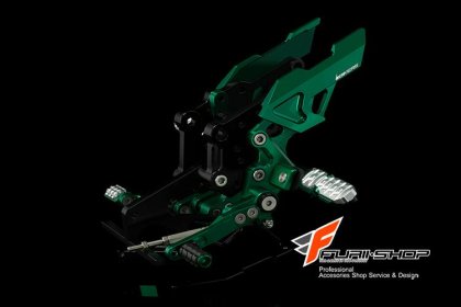 ชุดเกียร์โยง Bikers สีเขียว for Kawasaki Ninja300 Z300 คาวาซากิ นินจา
