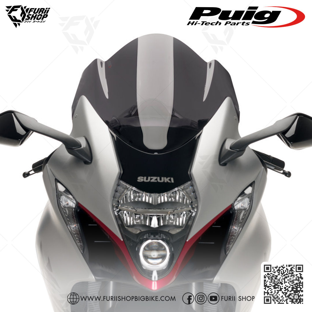 ชิลด์หน้า Puig Windshield Sport : for Suzuki Hayabusa 1300R 2021-2022