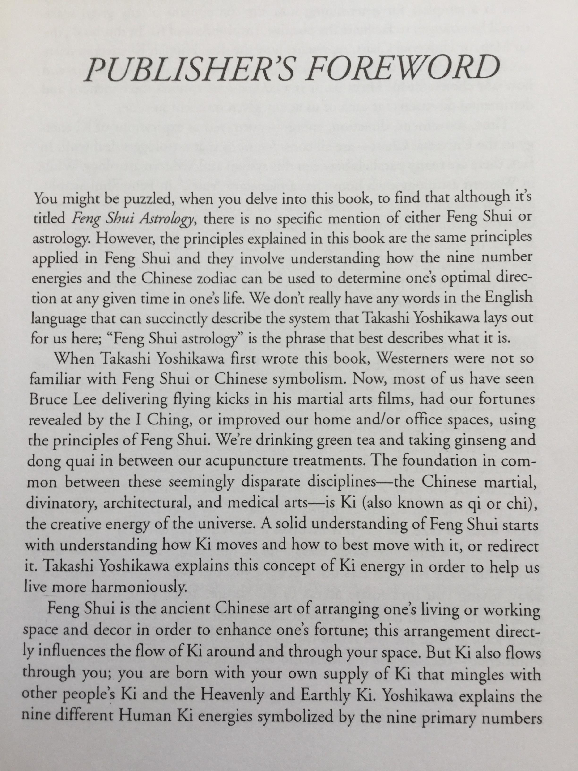FENG SHUI Astrology. How to Use Ki Energy to Make Your Dreams Come True. ผู้เขียน Takashi Yoshikawa 0 กก.