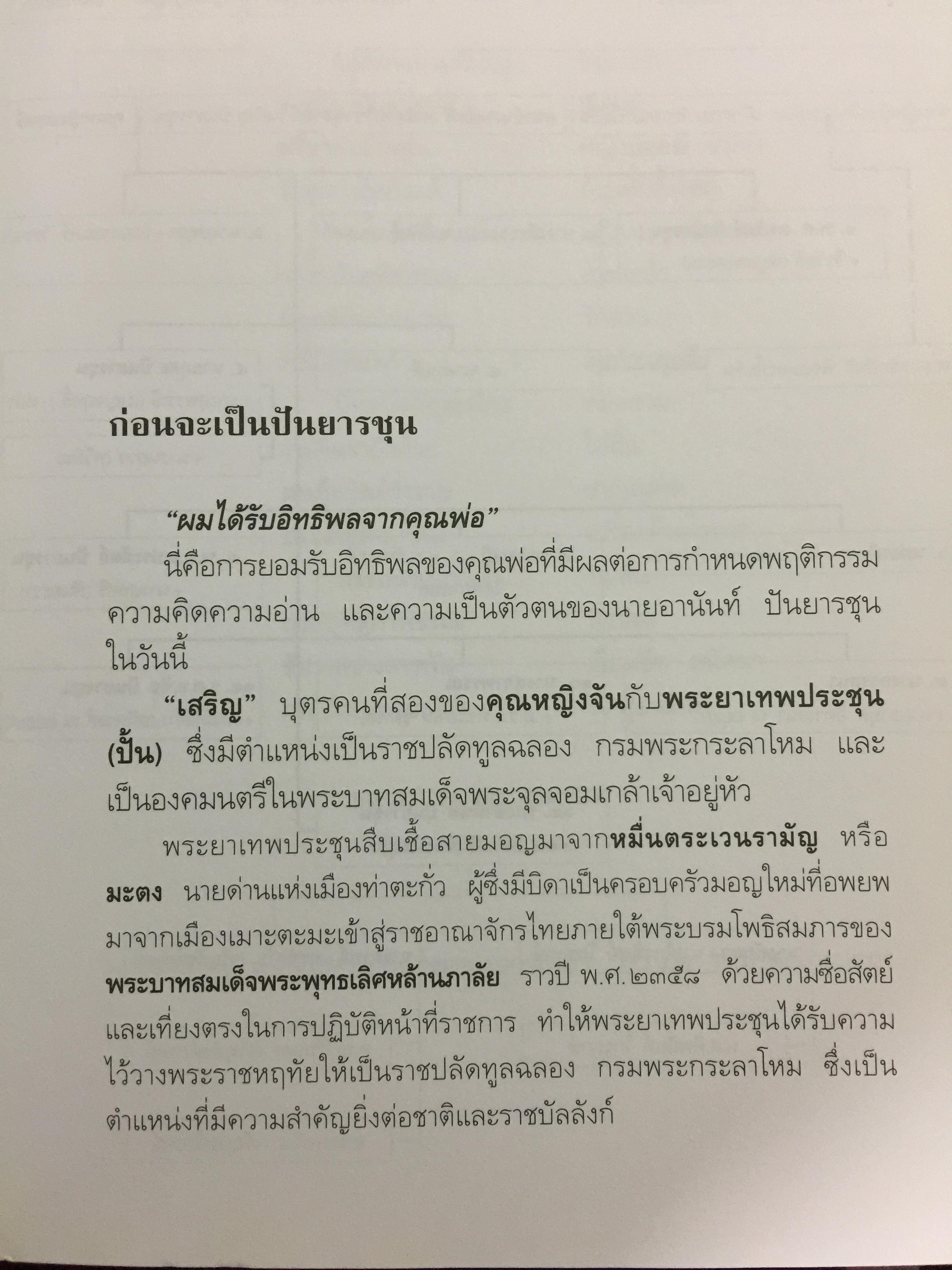 อานันท์ ปันยารชุน. ชีวิต ความคิด และการงานของอดีตนายกรัฐมนตรีสองสมัย ผู้เรียบเรียง ประสาร มฤคพิทักษ์. และคณะ 0 กก.