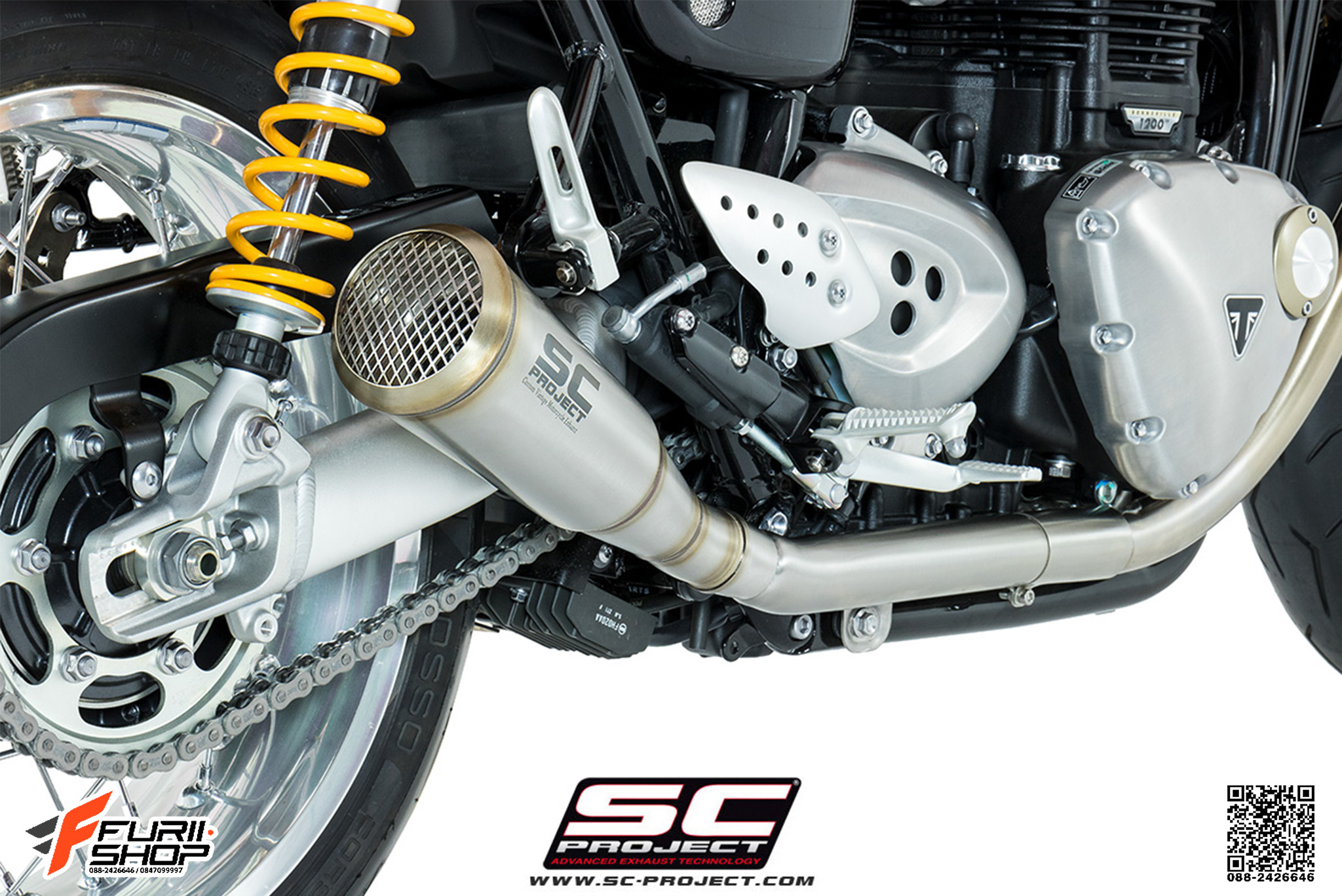 ท่อมอเตอร์ไซค์ SC PROJECT Conic '70s Silencers - Short version THRUXTONR ท่อแต่ง ท่อสูตร ท่อบิ๊กไบค์ ท่อBigbike ท่อไอเสีย