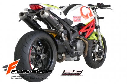 ท่อมอเตอร์ไซค์ SC PROJECT GP EVO CARBON FOR DUCATI MONSTER795/796
