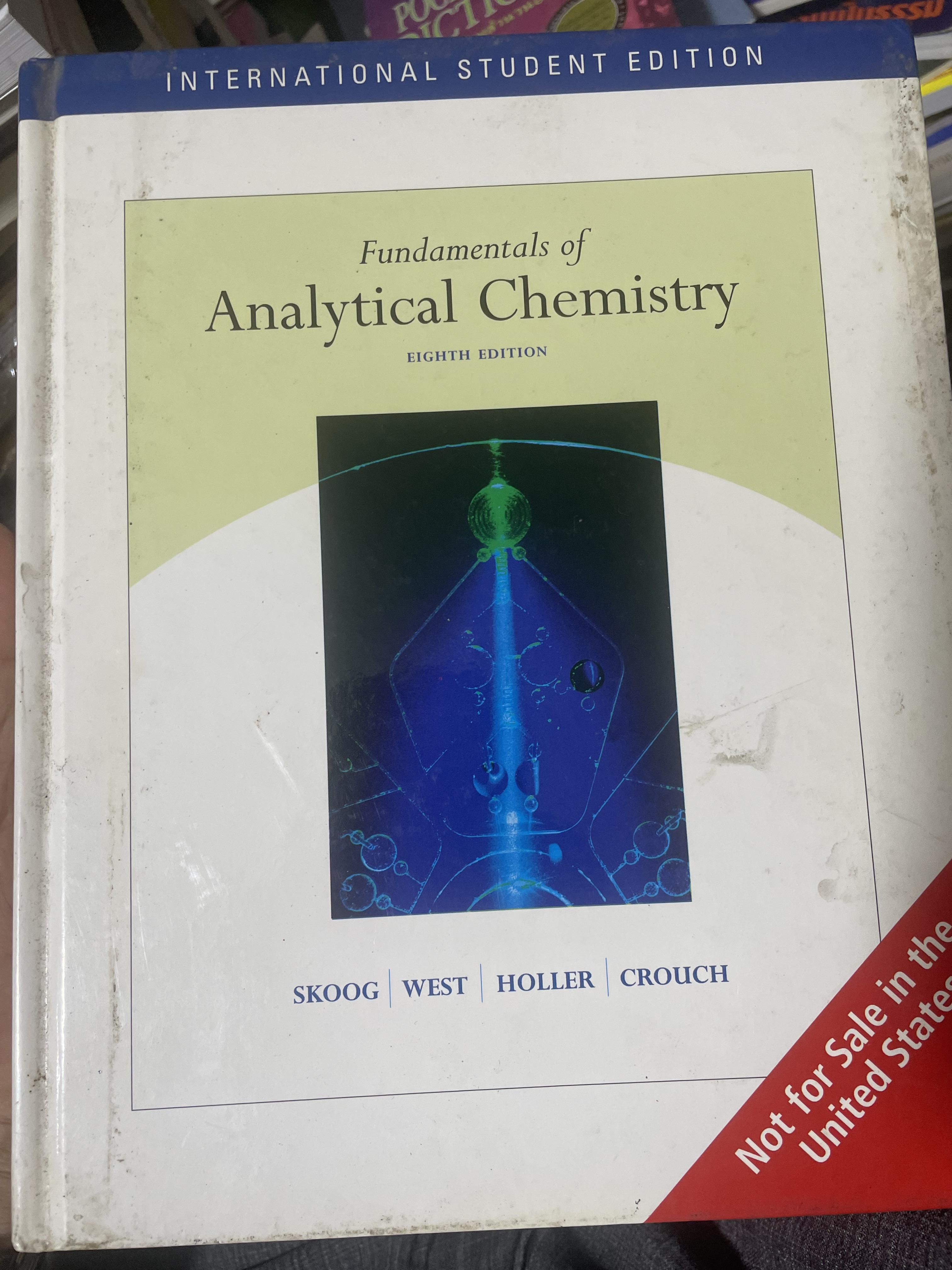 Analytical Chemistry Fundamentals of 12 กก.