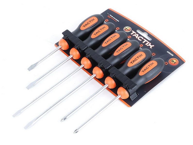 ไขควงชุด 6 PC #205439 TACTIX (6 ตัวชุด)