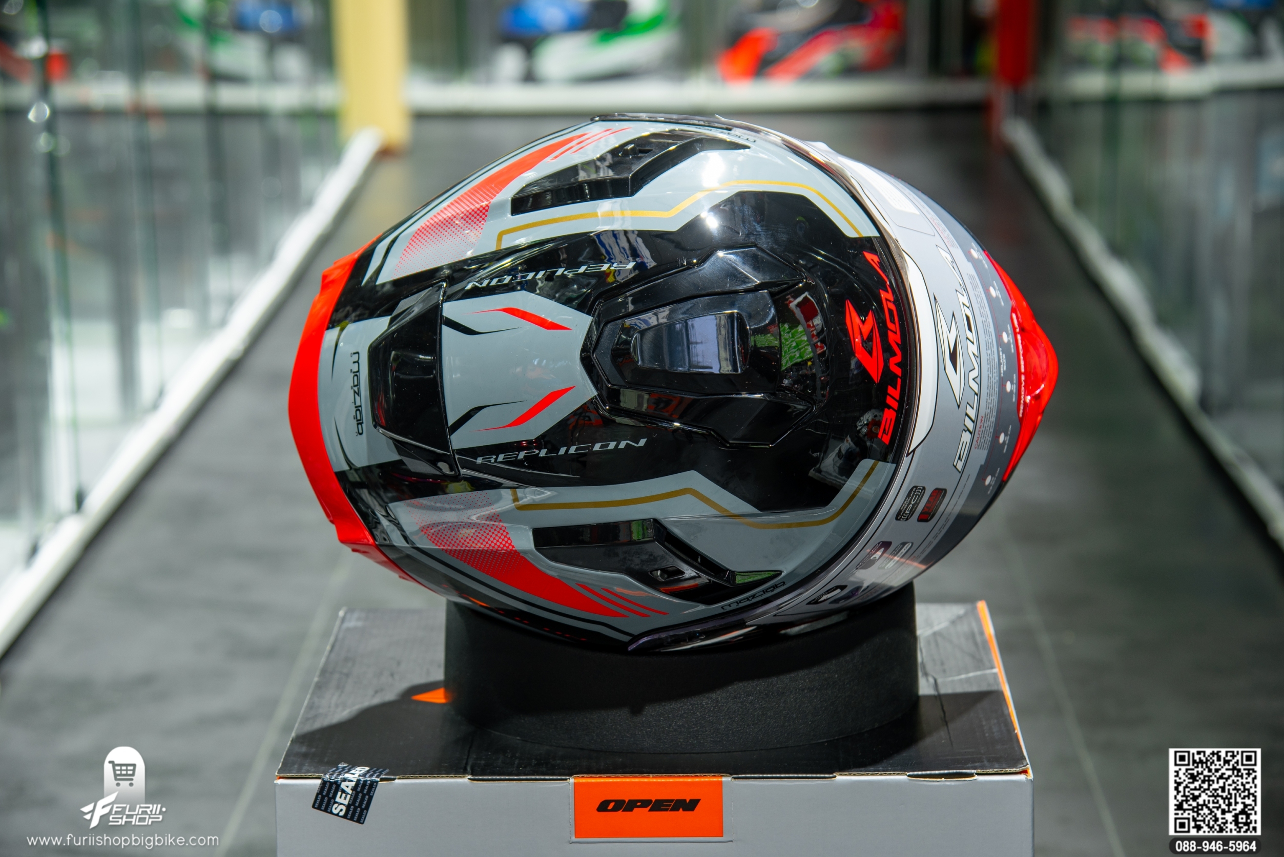 หมวกกันน็อค BILMOLA RAPLICON HG RED
