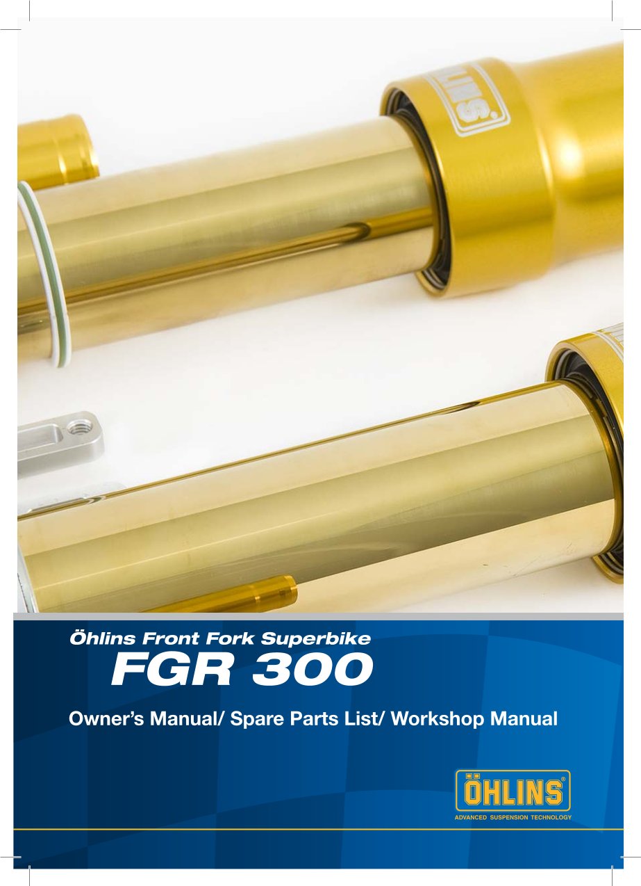 โช้คหน้า OHLINS FGR300 FOR Universal FGR 300 Superbike 750mm All