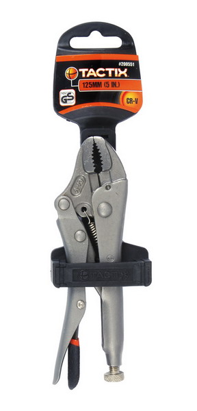 คีมล็อค ปากโค้ง 5"(125mm) #200551 TACTIX