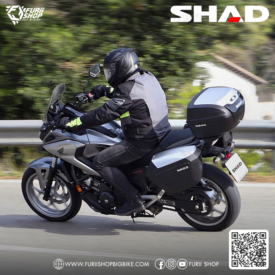 กระเป๋าข้าง(คู่) SHAD SH23 Aluminium ขนาด 23 ลิตร
