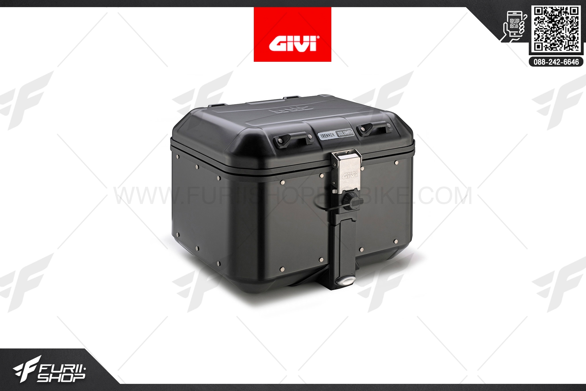 กล่องหลัง GIVI Top Cases DLM46B : DOLOMITI 46 LT, Black